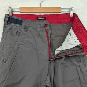 VTG Northern Elements Pants Men 34x30 Gray Cargo Gorpcore Techwear Parachute Y2K
